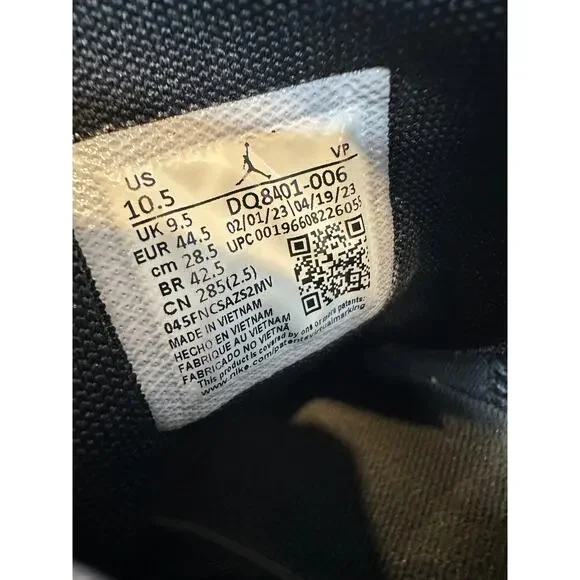 Sze 10.5 Men Nike Jordan Stay Loyal 2 Black White Red Jumpman Basketball Sneaker - Picture 9 of 11